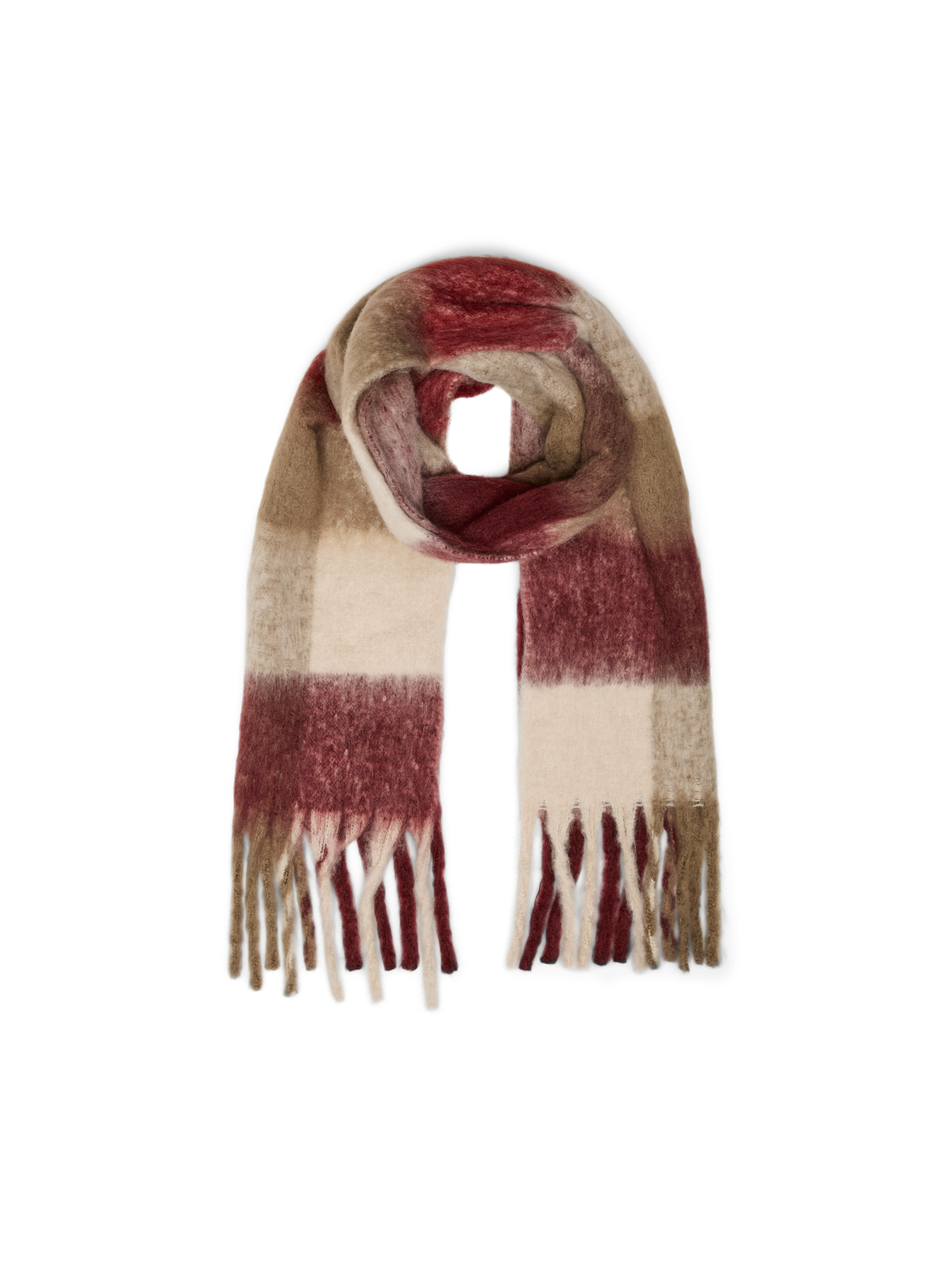 Vmivy League Scarf Noos Mørkerød