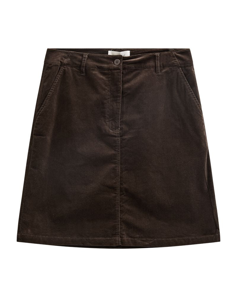 Fqolana-Skirt Brun