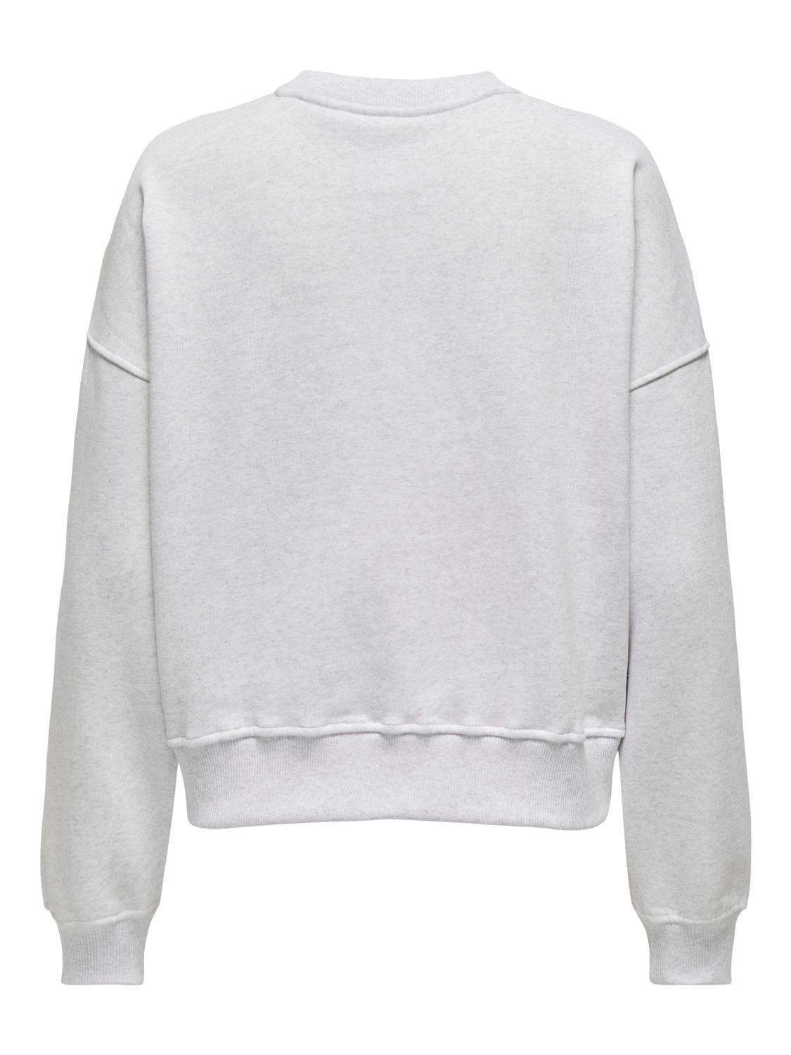 Onldaze L/s Crew Neck Swt Noos Lysegrå