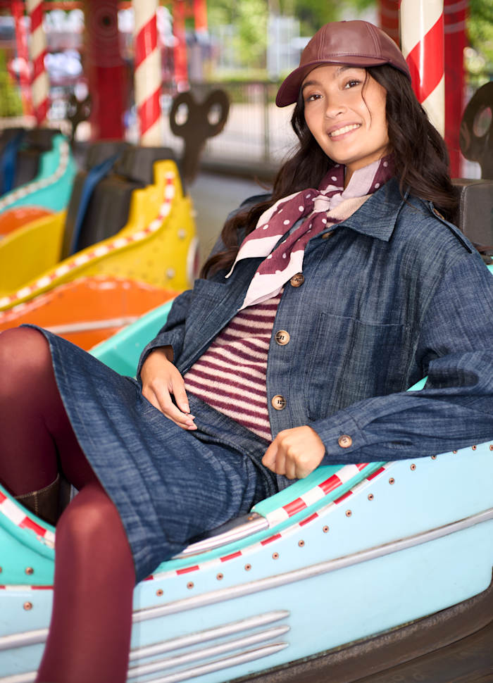 BCMARTINA mini scarf Vinrød