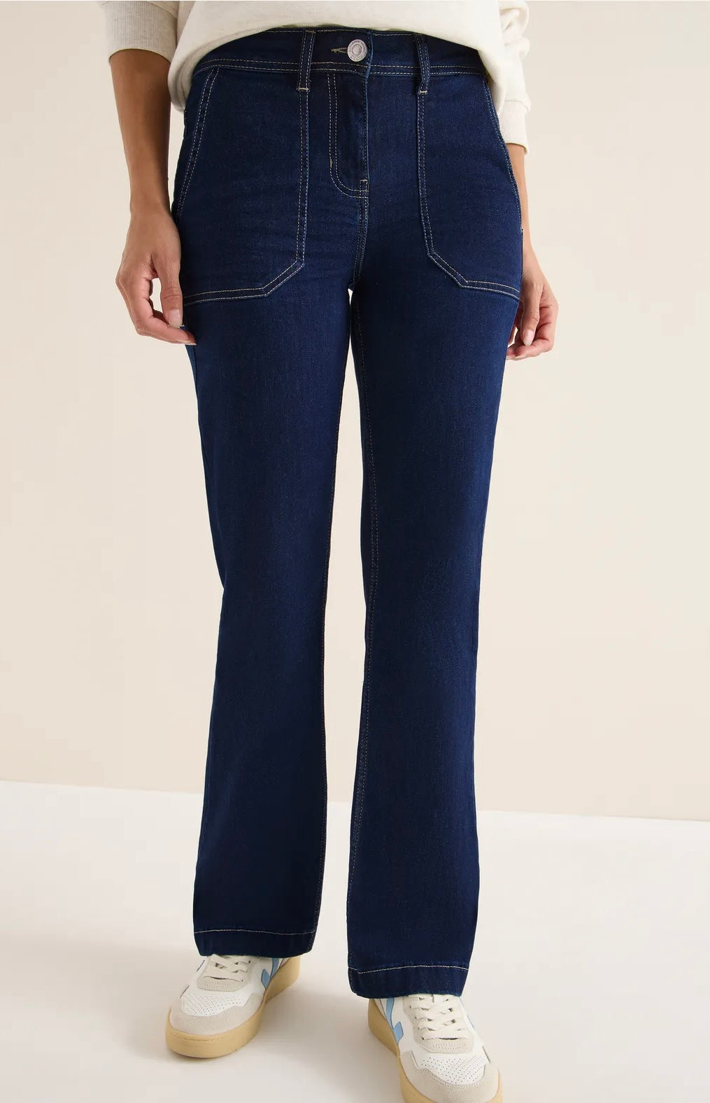 Toronto bootcut rinsed Blå