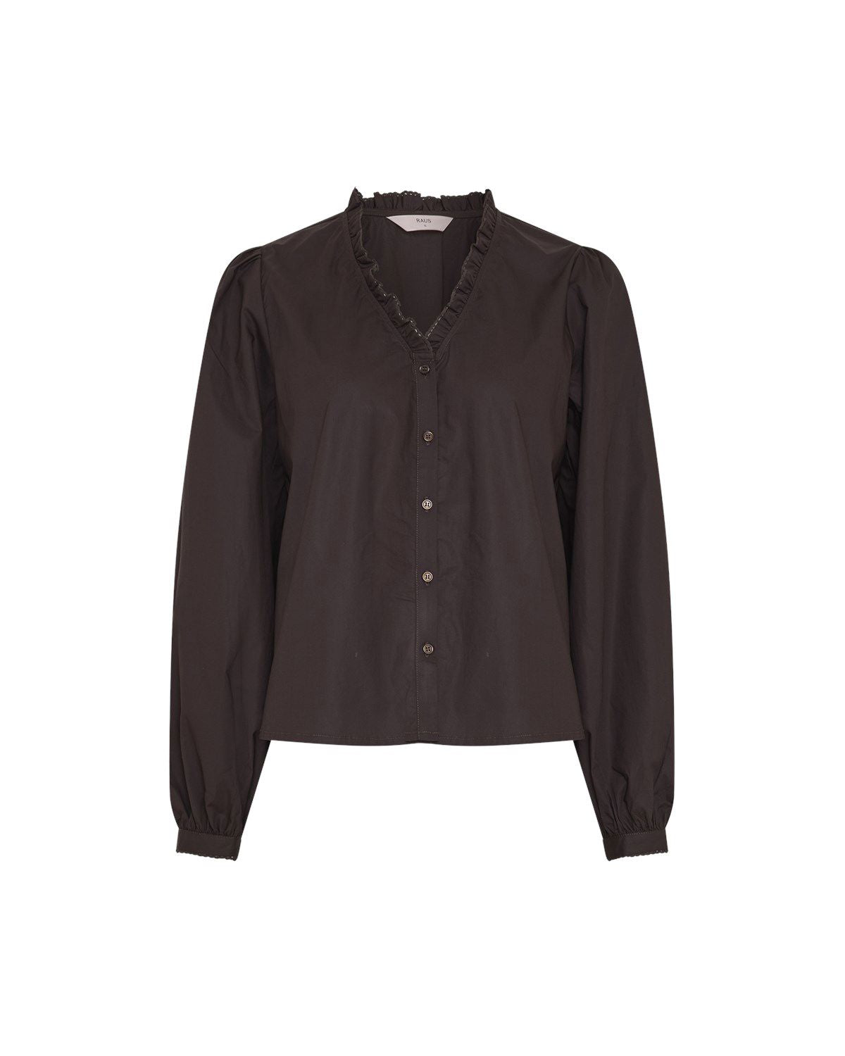Rausida Maja V Shirt Brun