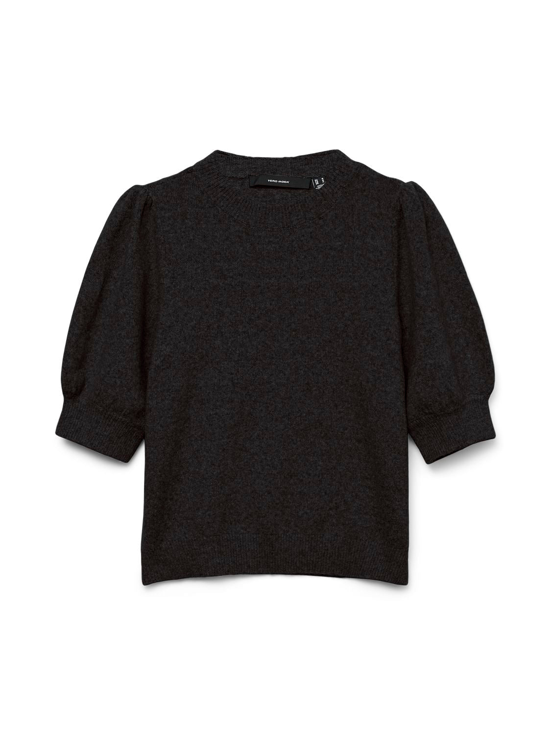 Vmdoffy 2/4 O-Neck Pullover Ga Noos Brun