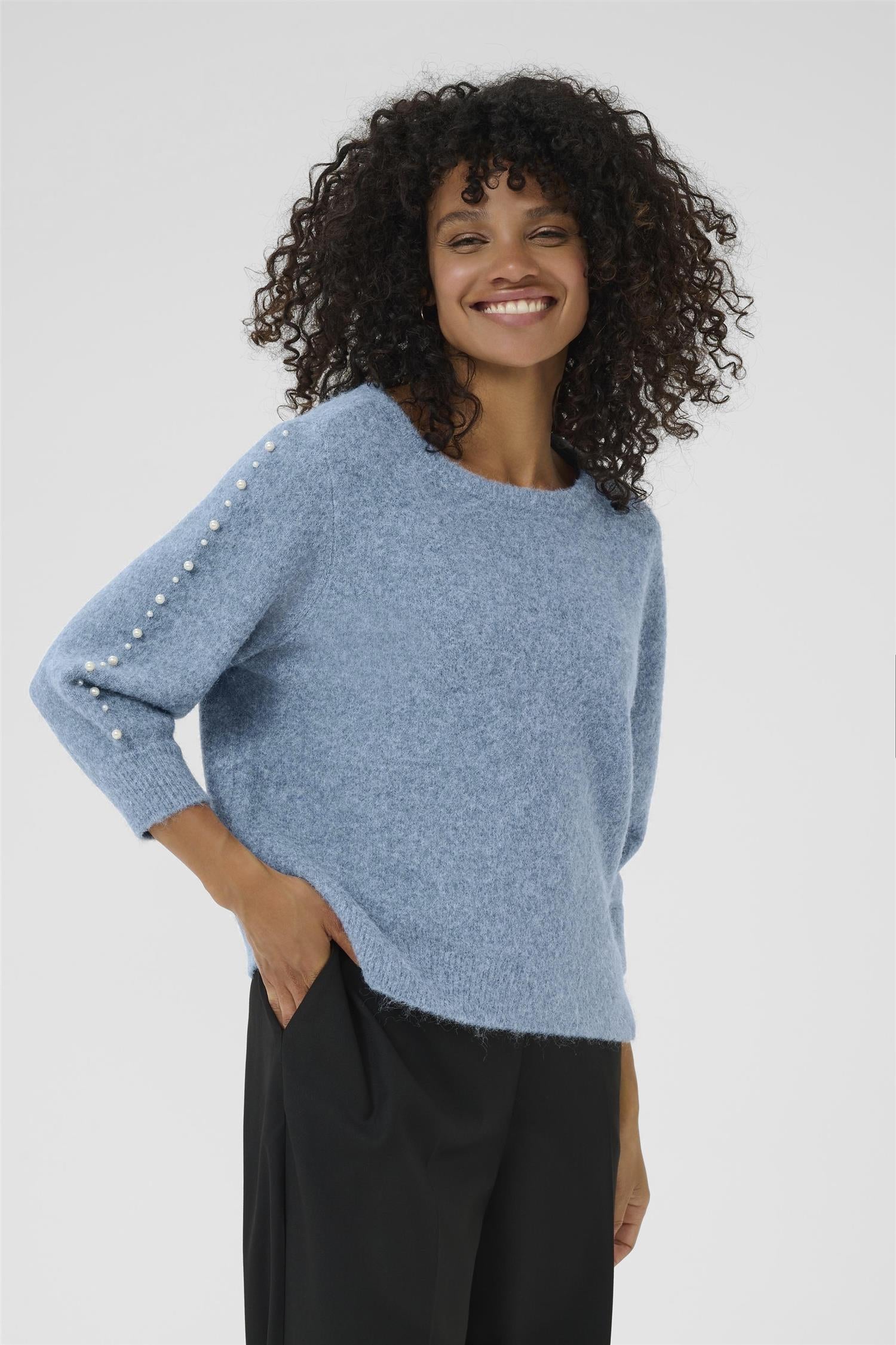 Kabetty Pullover Windward Blue Melange