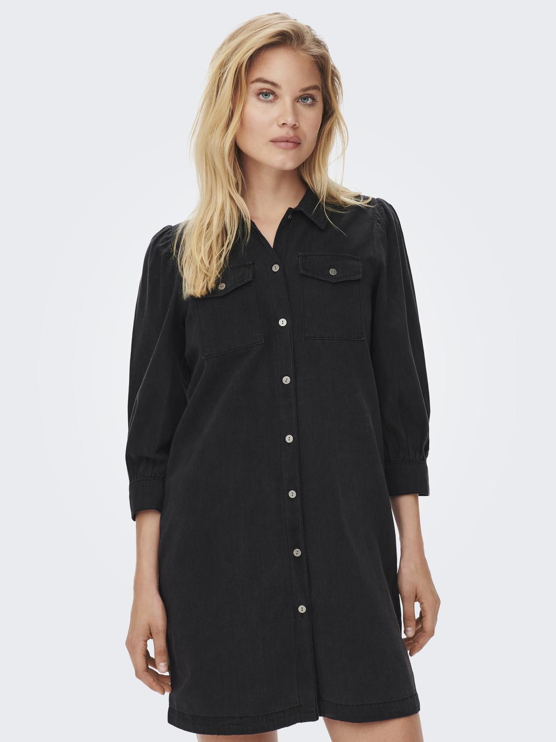 Onlfelica Dnm Dress Noos Sort