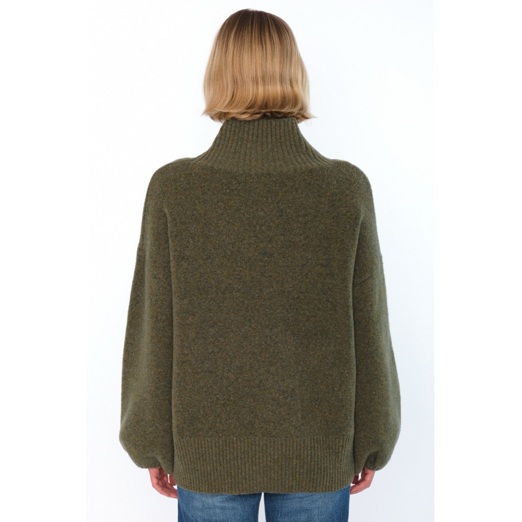 Fam patch Sweater Short Grønn