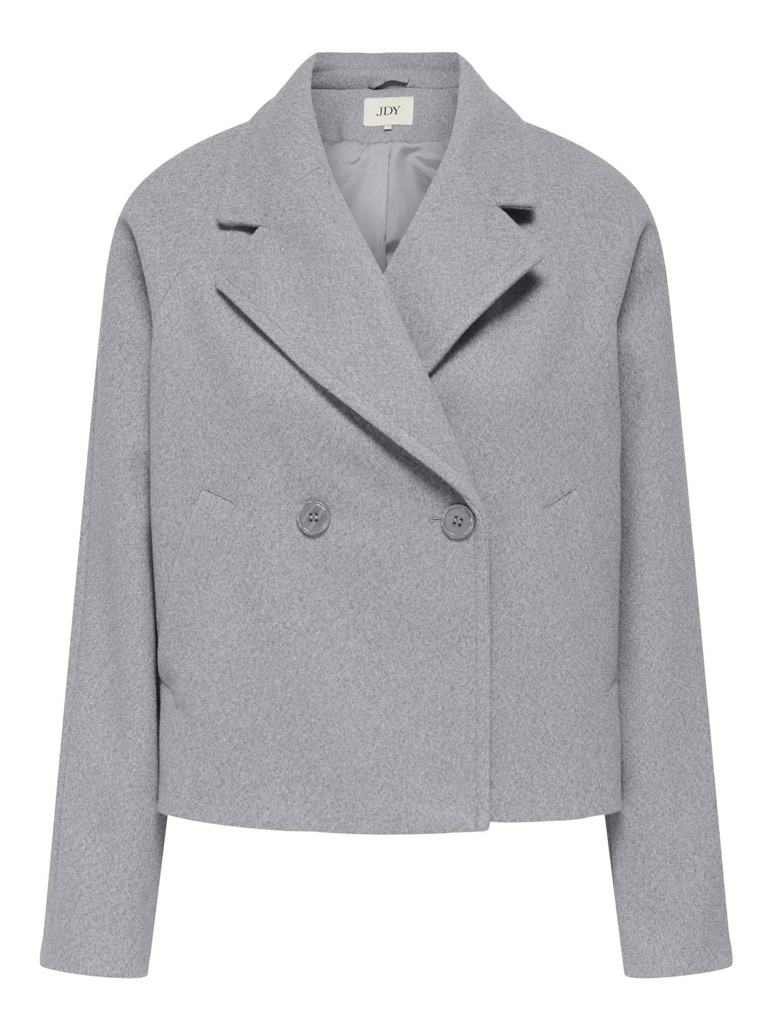 JDYVIOLA LIFE SHORT JACKET OTW HAB Lysegrå