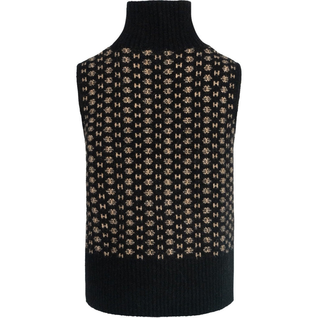 Logo vest Svart