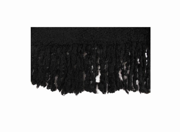 Manzini sjal i ullmix Svart