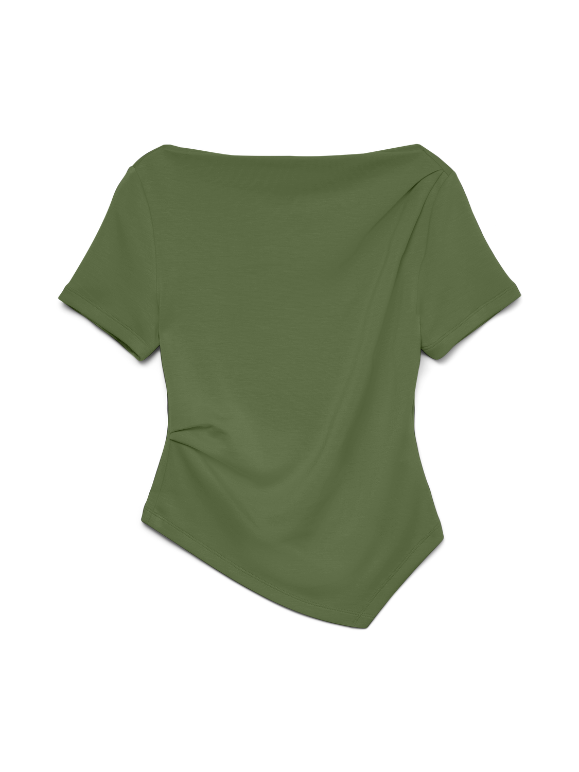 Vmmille Ss Boatneck Short Top Jrs Ex Sb6 Mørkegrønn