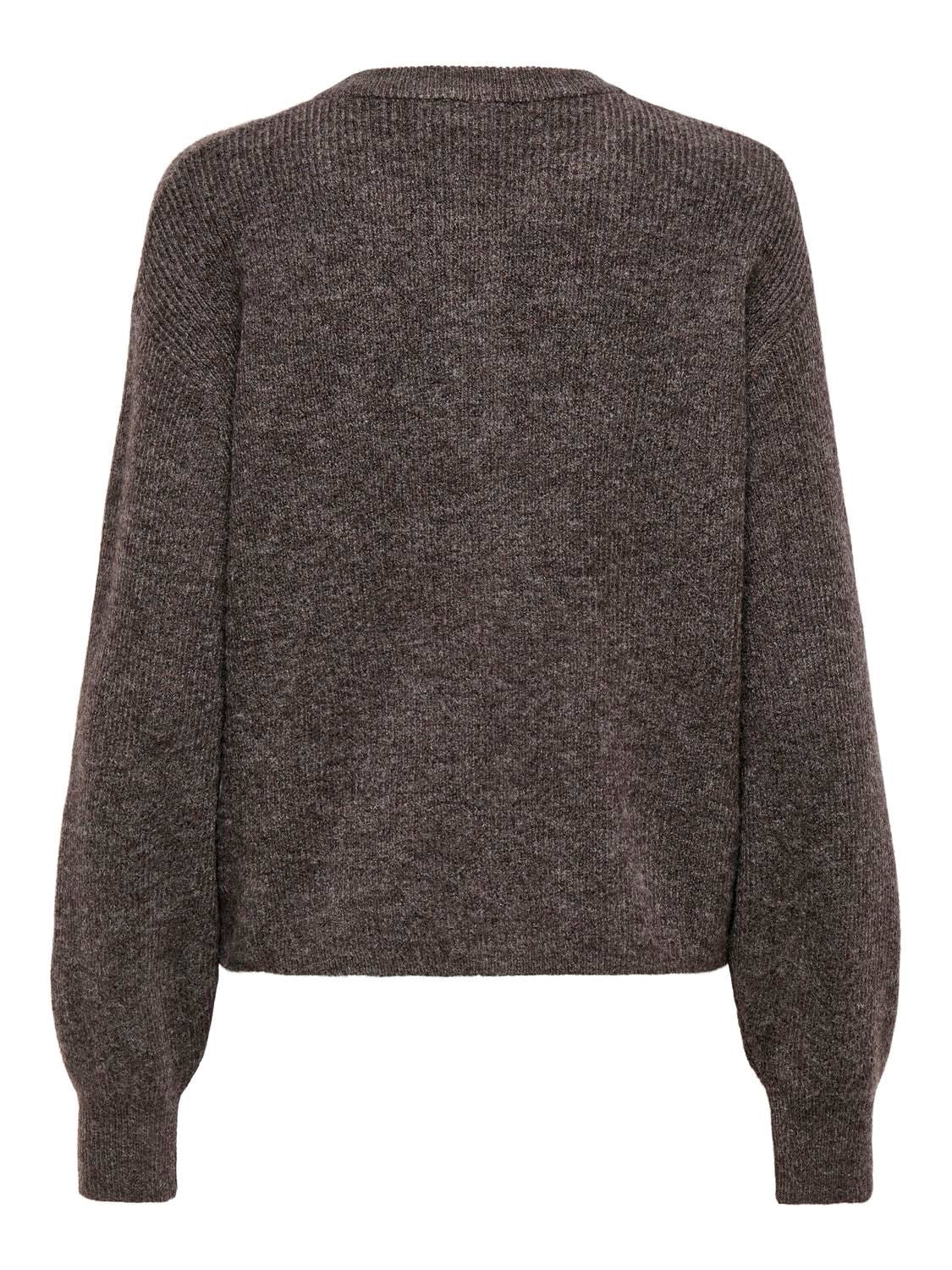 Jdylumi L/s Button Cardiga Knt Noos Grå