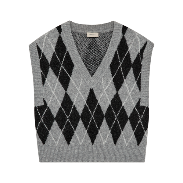 FQVESPER-WAISTCOAT Grå