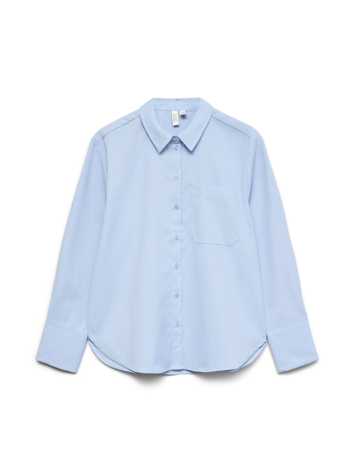 Vminge L/s Shirt Wvn Btq Blå