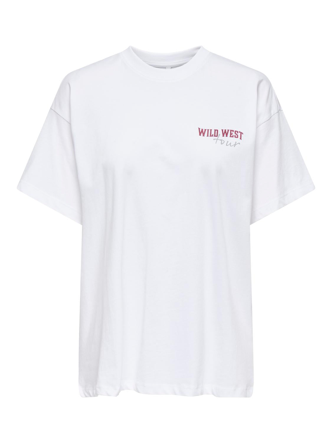 Onlvivvi Life S/s Lovely Top Jrs Hvit