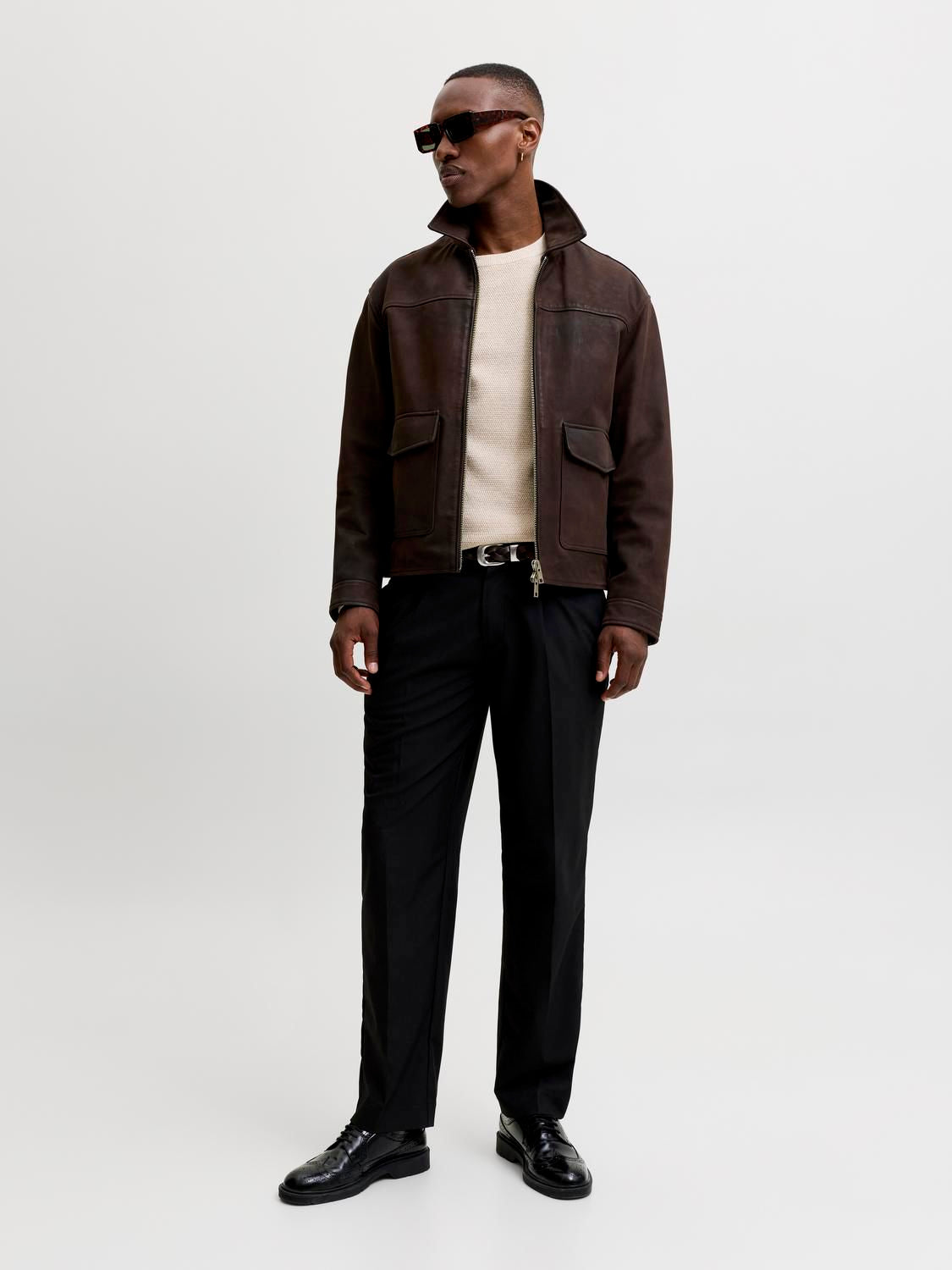 Jauryder Knit Crew Neck Noos Grå