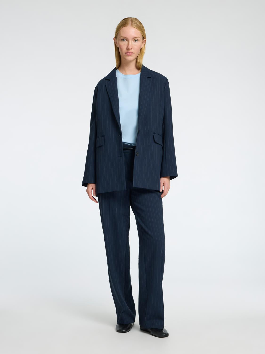 SLFMYESSENTIAL SS O-NECK TEE NOOS Blå