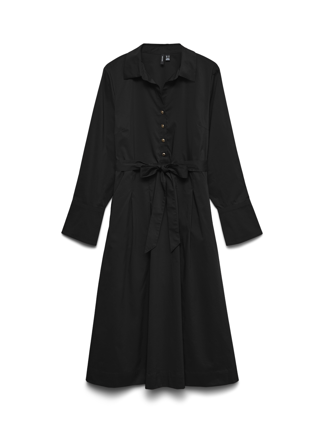 Vmfriba Ls Calf Dress Wvn Ga Sort