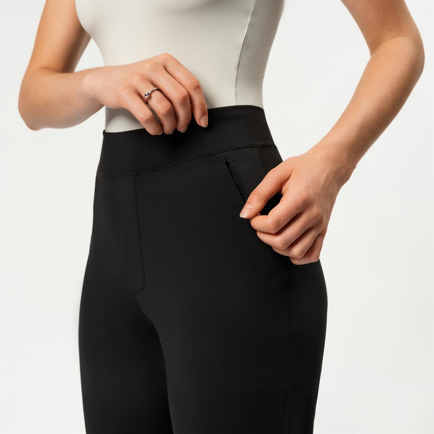 Asana Slim Pant Svart