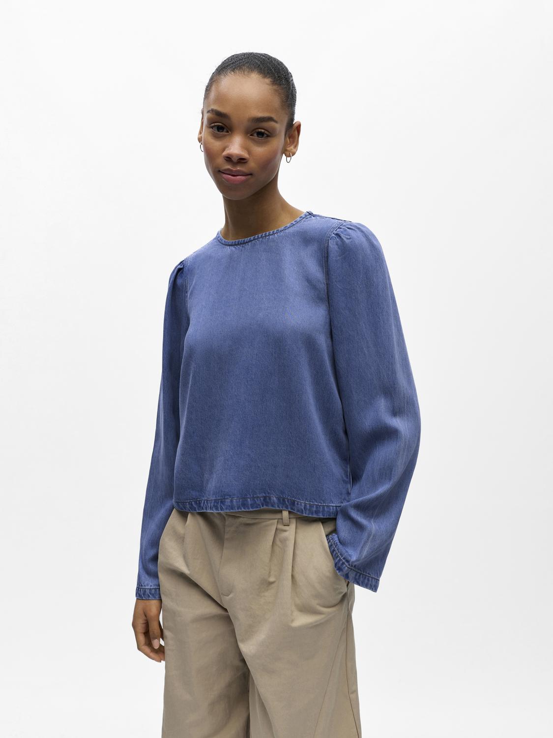 Objframe Re L/s Top Div Blå