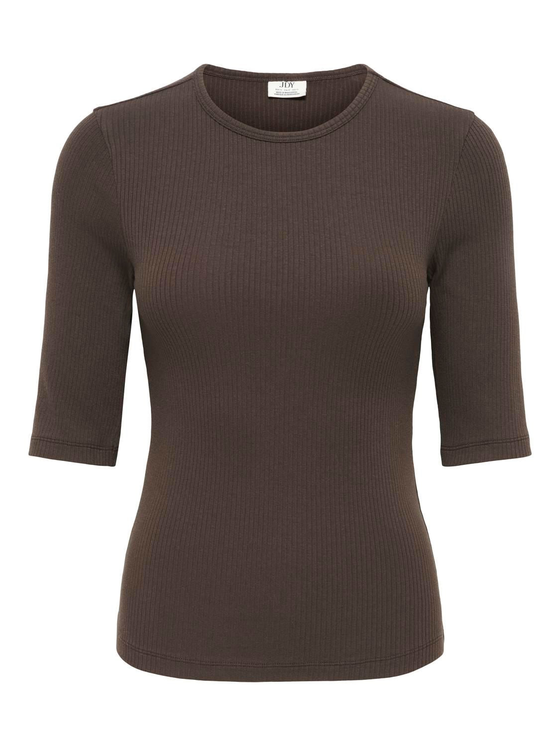 Jdyreno 2/4 O Neck Top Jrs Dia Sort