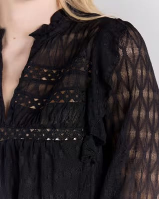 DEMI LACE Svart