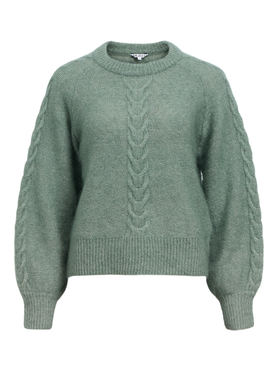 Objnete Lo Knit Pullover Noos Mellomgrønn
