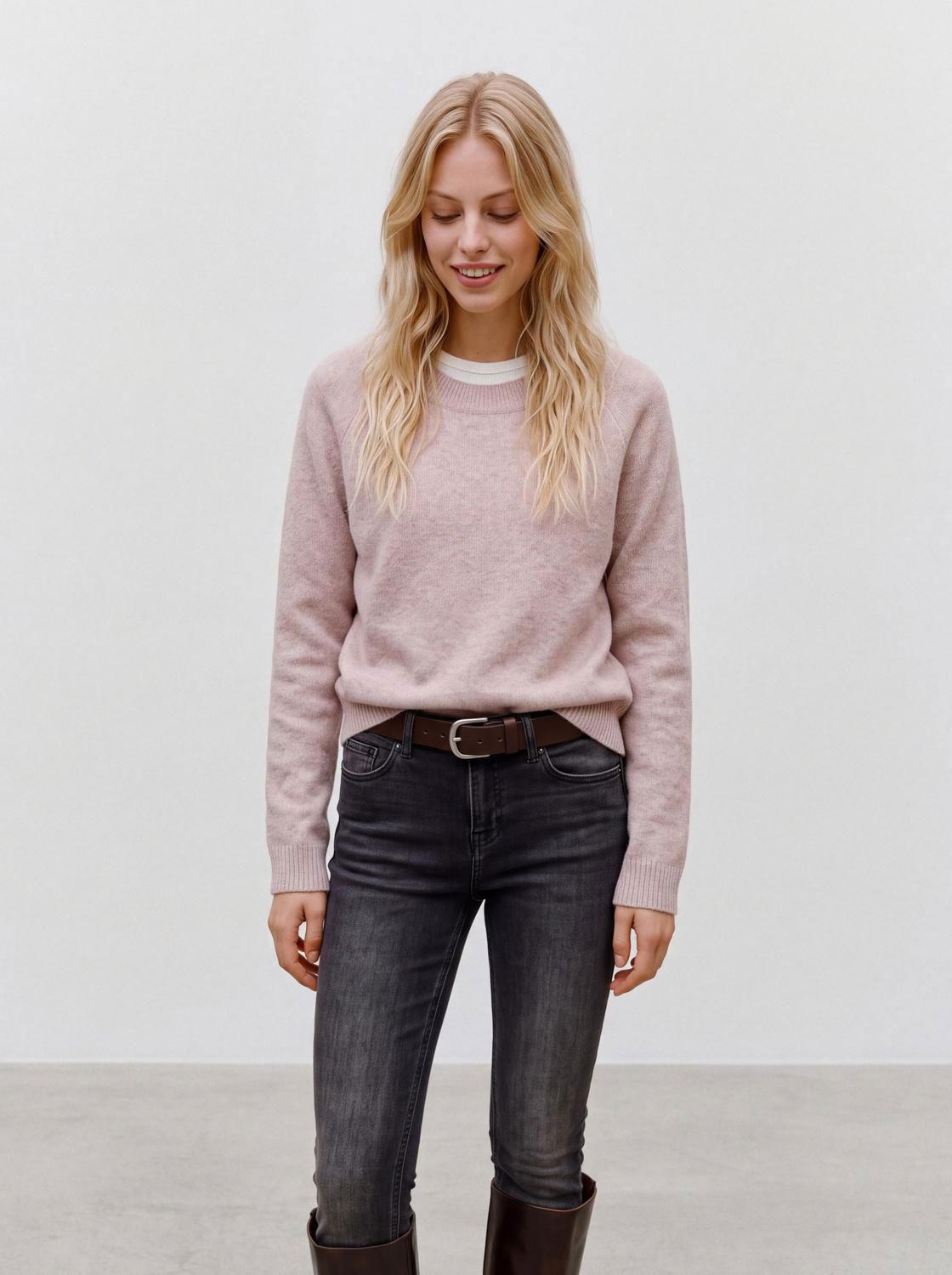 Vmdoffy Ls O-Neck Blouse Ga Noos Lilla