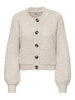 Jdyeira Life L/s Oneck Cardigan Knt Noos Lysegrå