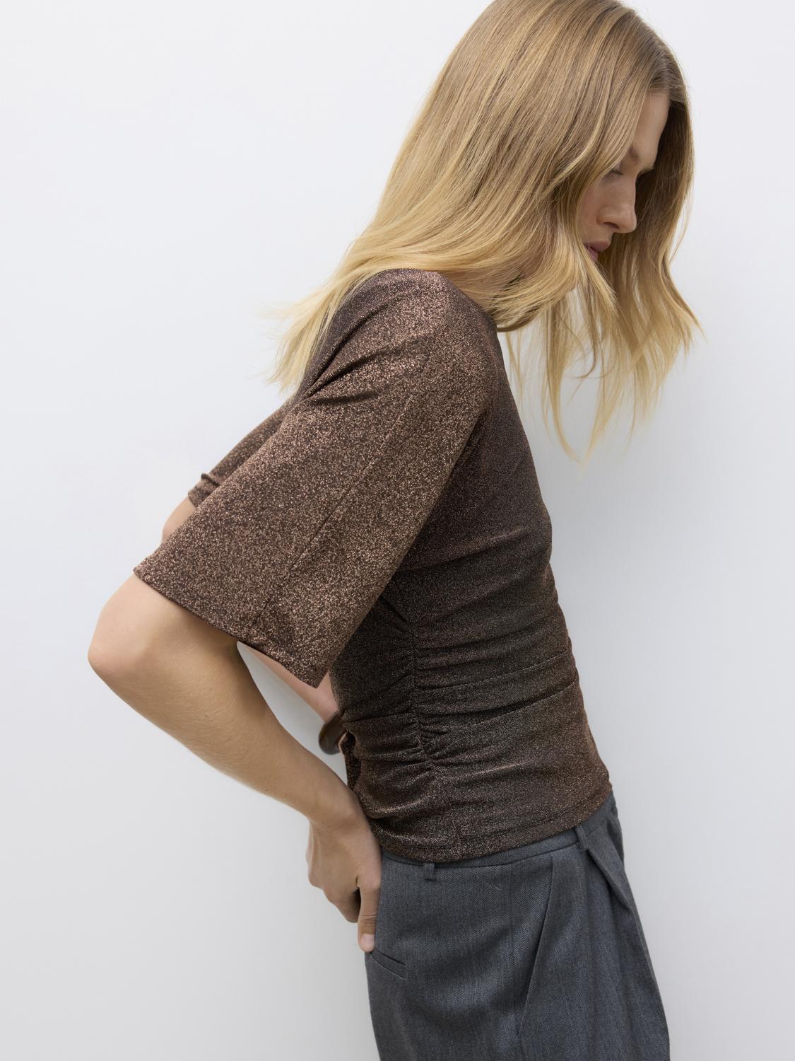 Awursula 2/4 Boatneck Top Sort