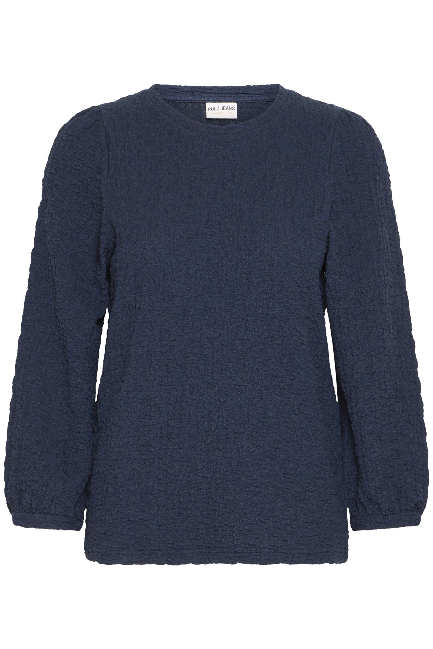 Pzjune 3/4 Sl. Tshirt Dark Sapphire