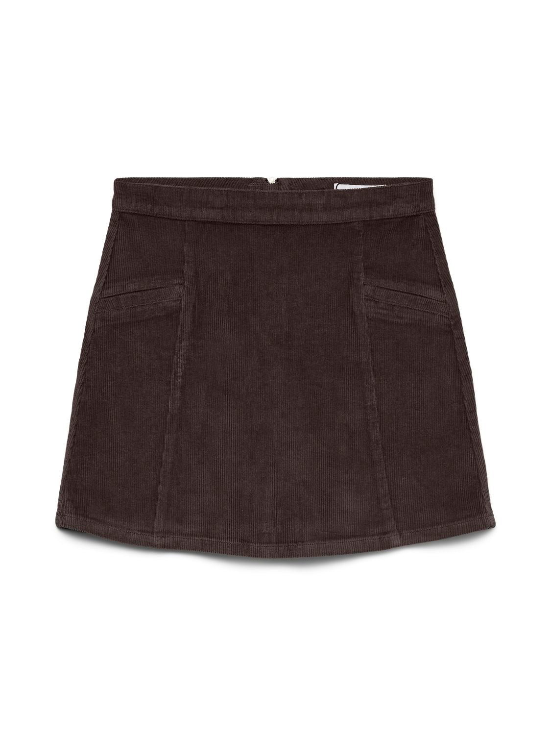 Vmkata Hr Corduroy Short Skirt Noos Brun