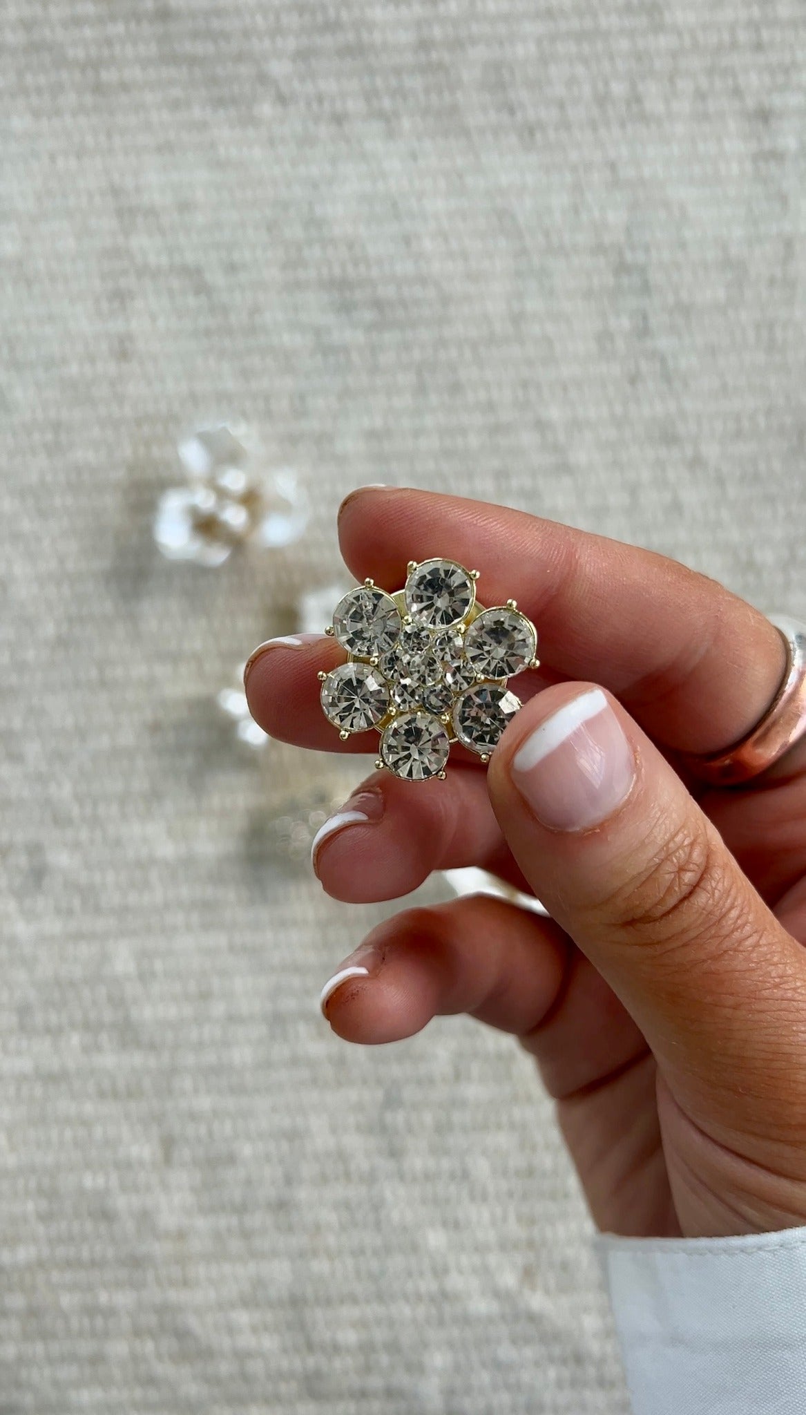 VMPENNY BUTTON COVERS 2-PACK Gull