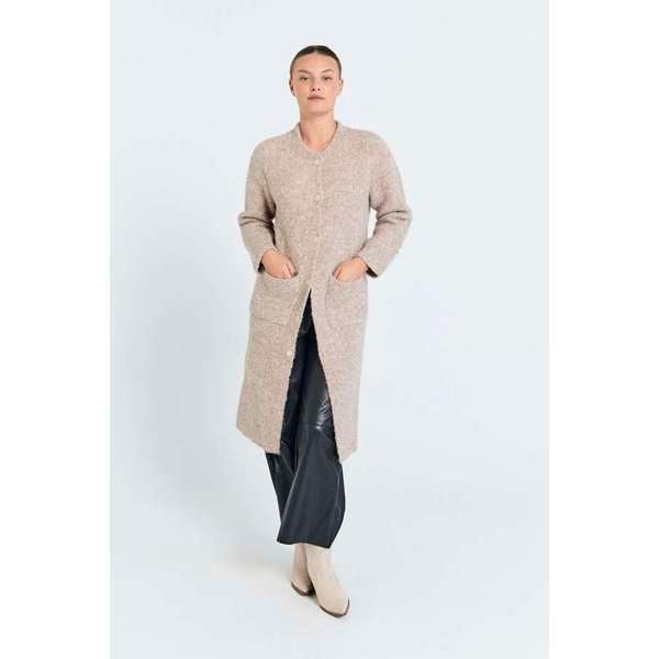 FQJUMP-CARDIGAN Beige