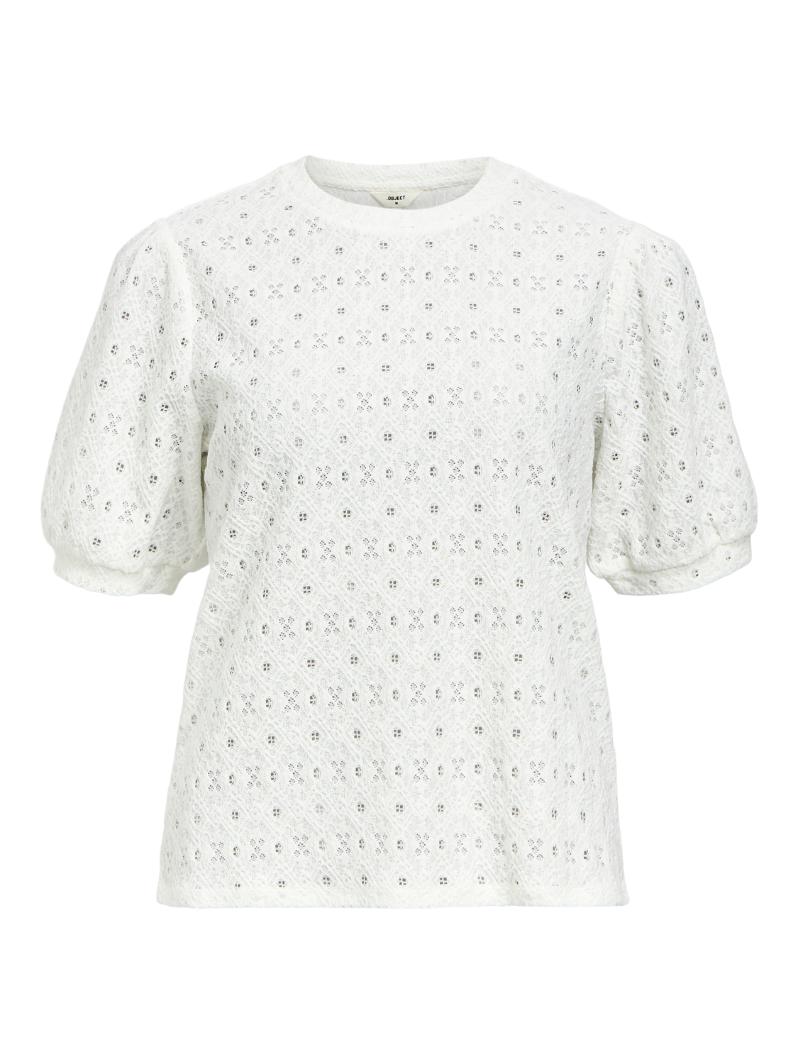 OBJLAILA S/S RE TOP NOOS Hvit