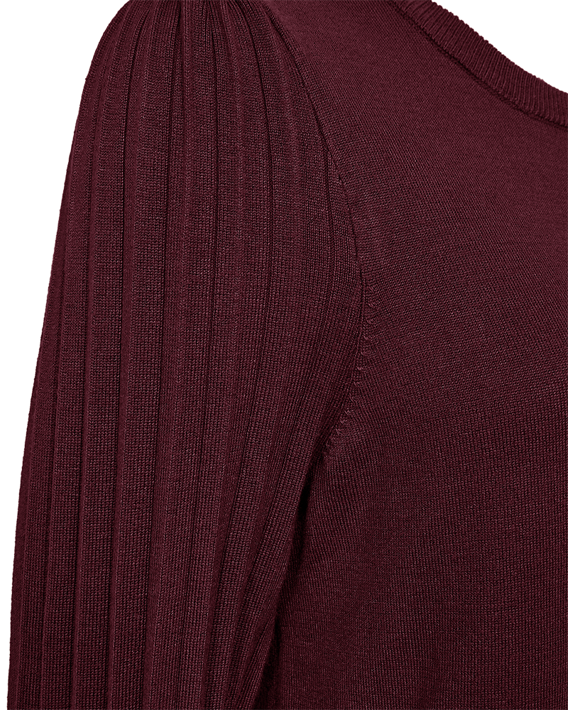 FQJOEL-DRESS Burgunder