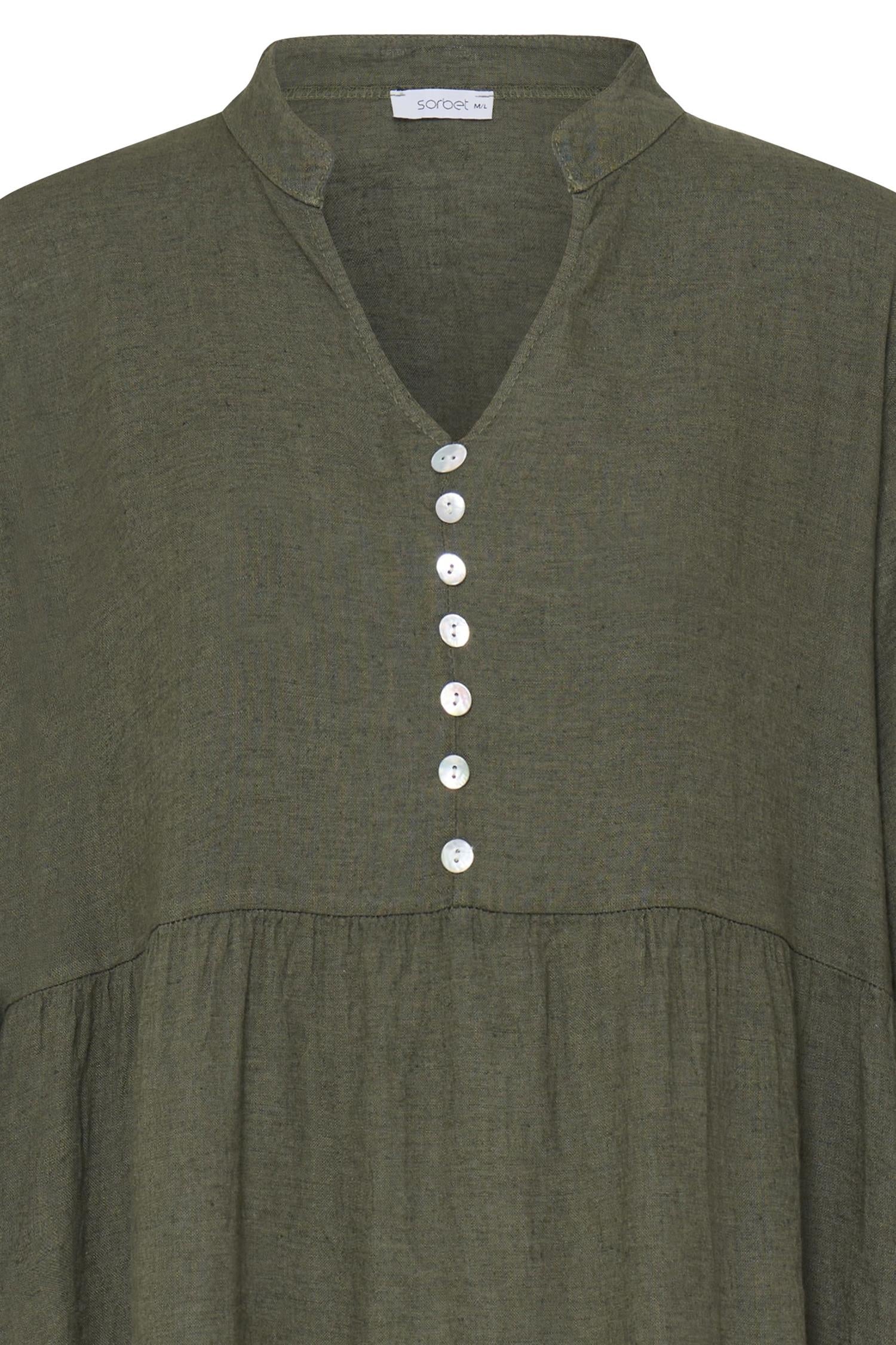 Sbfontanelle Long Dress Grønn