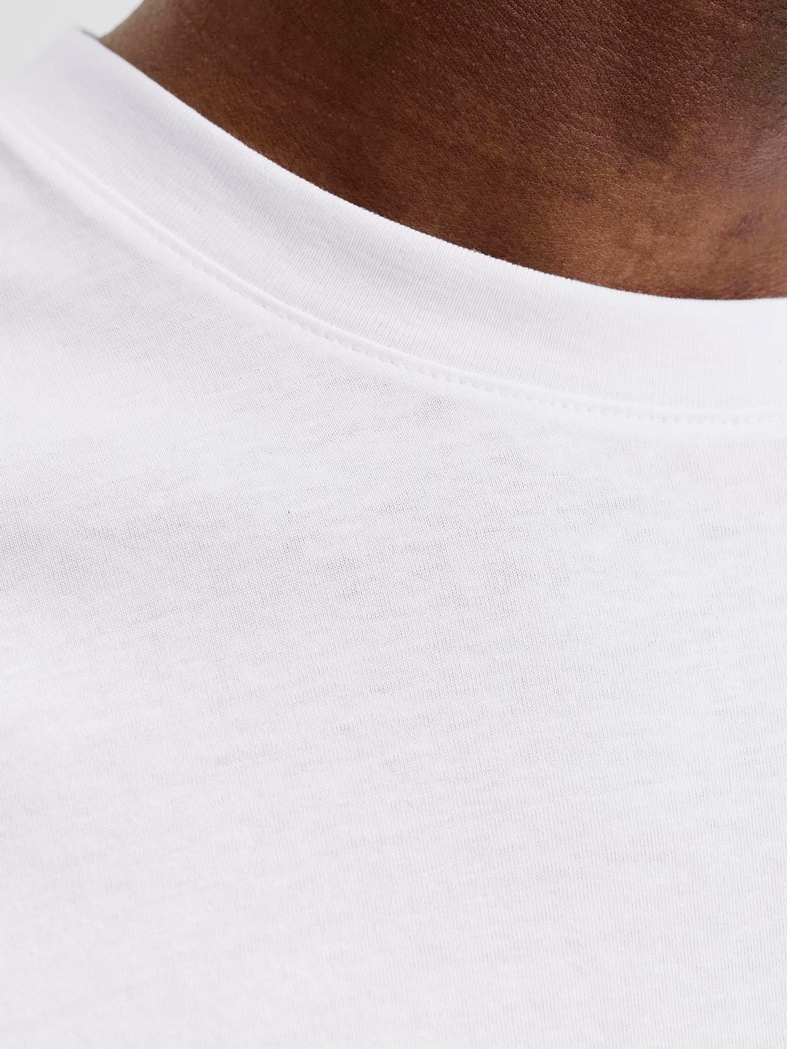 Jororganic Basic Tee Ss O-Neck Noos Hvit