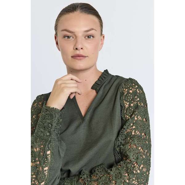 FQESSA-BLOUSE Grønn