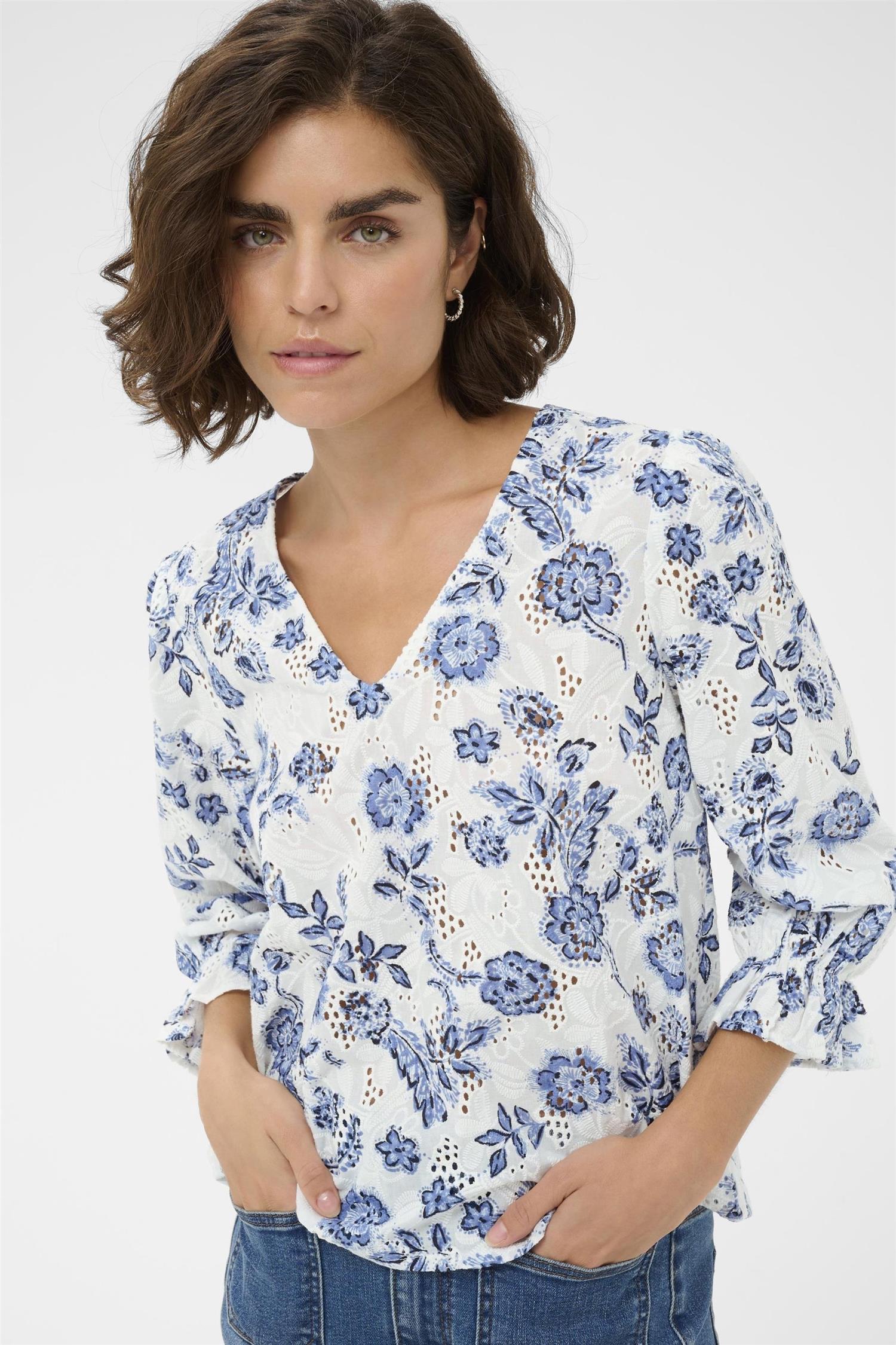 Kaluisa Blouse Blå
