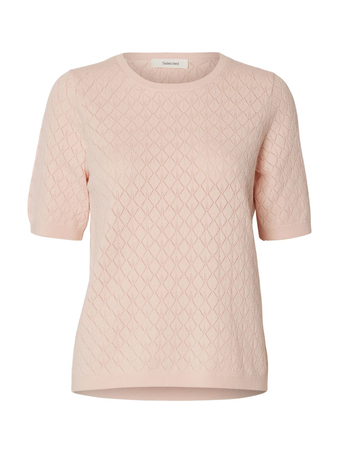 Slfhelen 2/4 Knit O-Neck Rosa