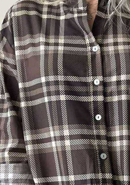 SVEA BLUSE Brun