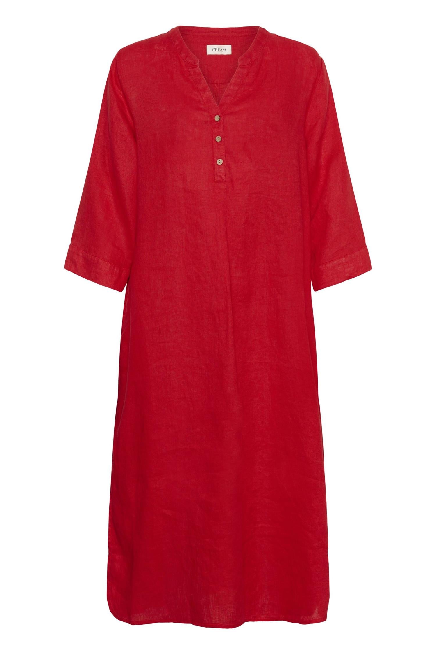 Crbellis Caftan Dress Rød