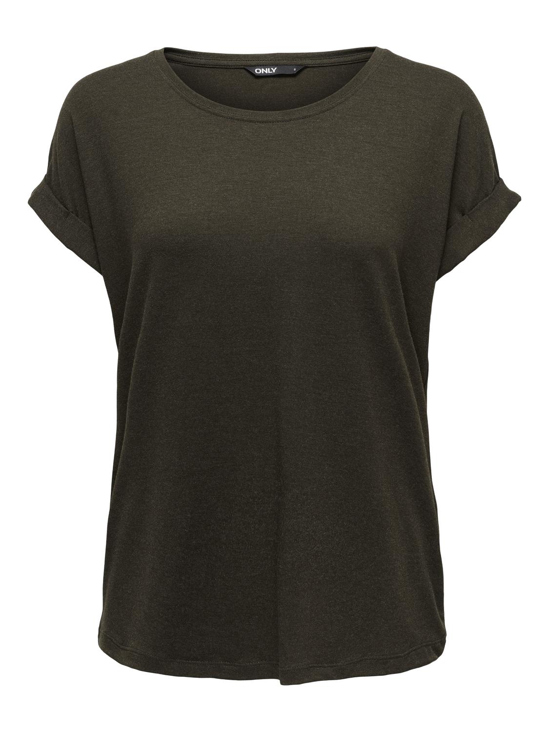 ONLMOSTER S/S O-NECK TOP NOOS JRS Beige