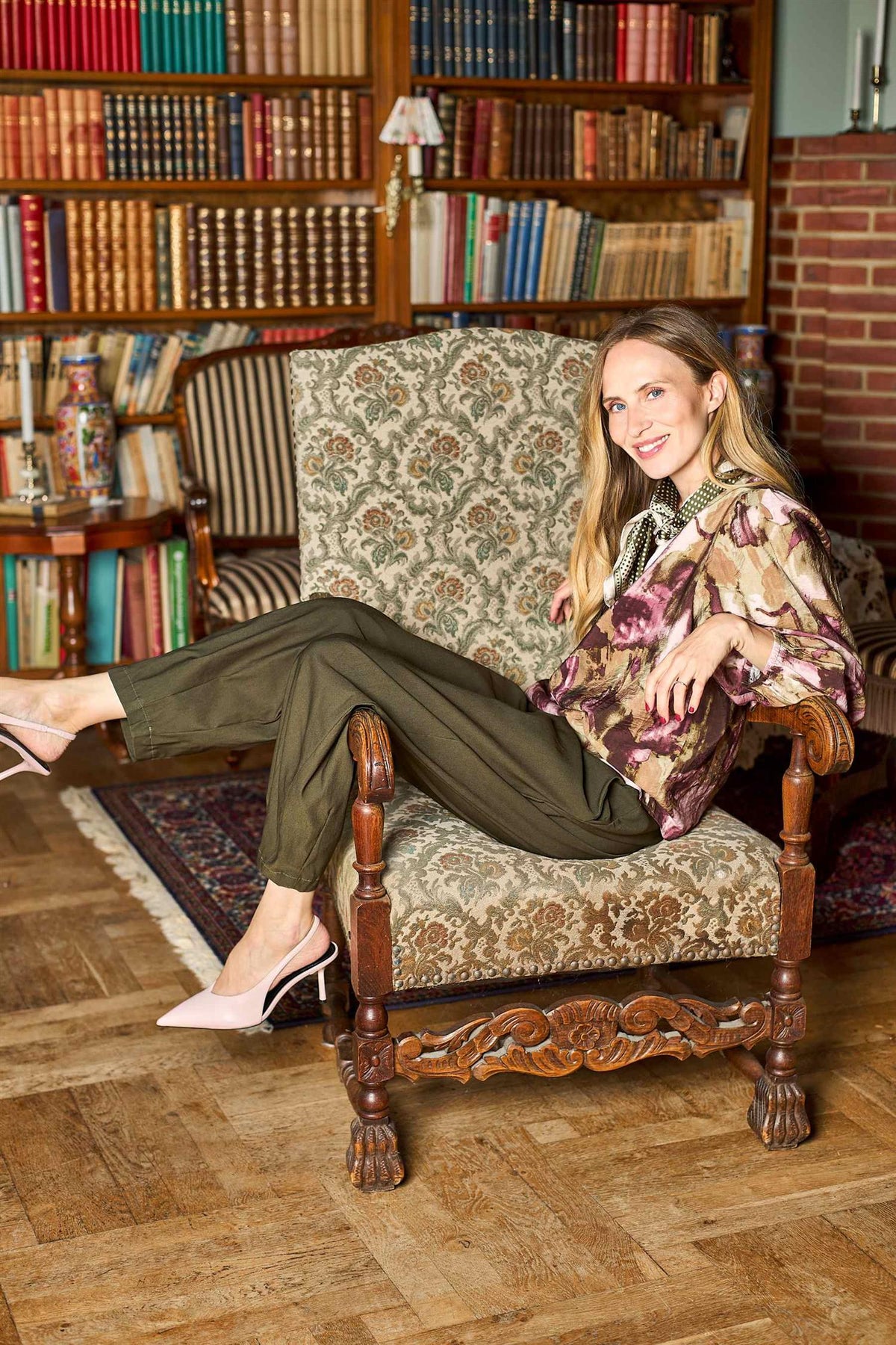 BCBEVERLY BARREL PANT Grønn