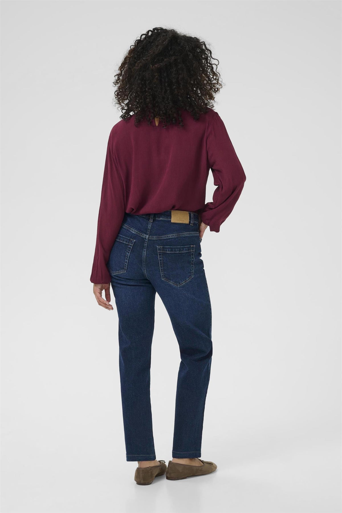 Kamaris Reg Fit Jeans Blå