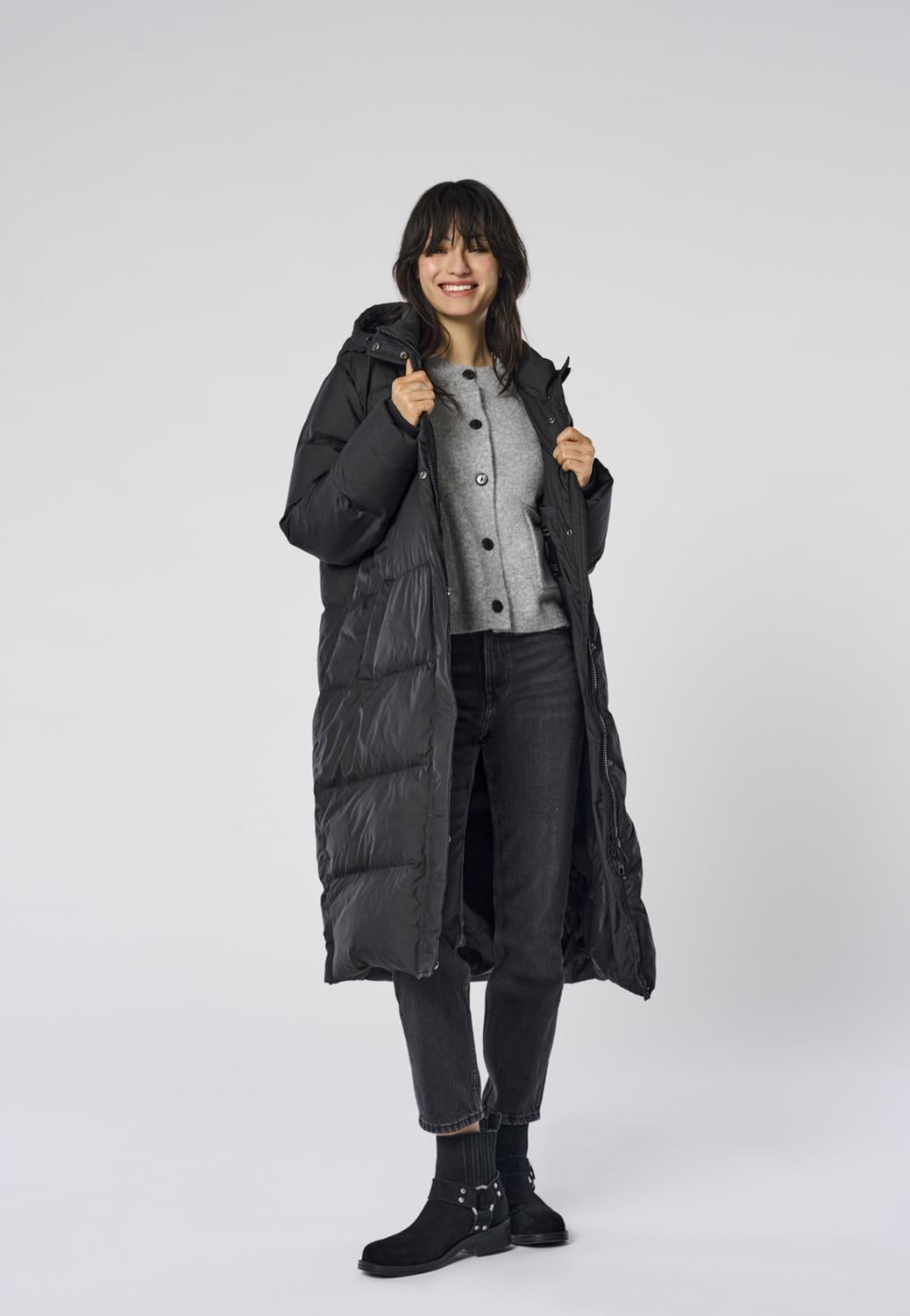 Onlalice Down Coat Otw Noos Sort