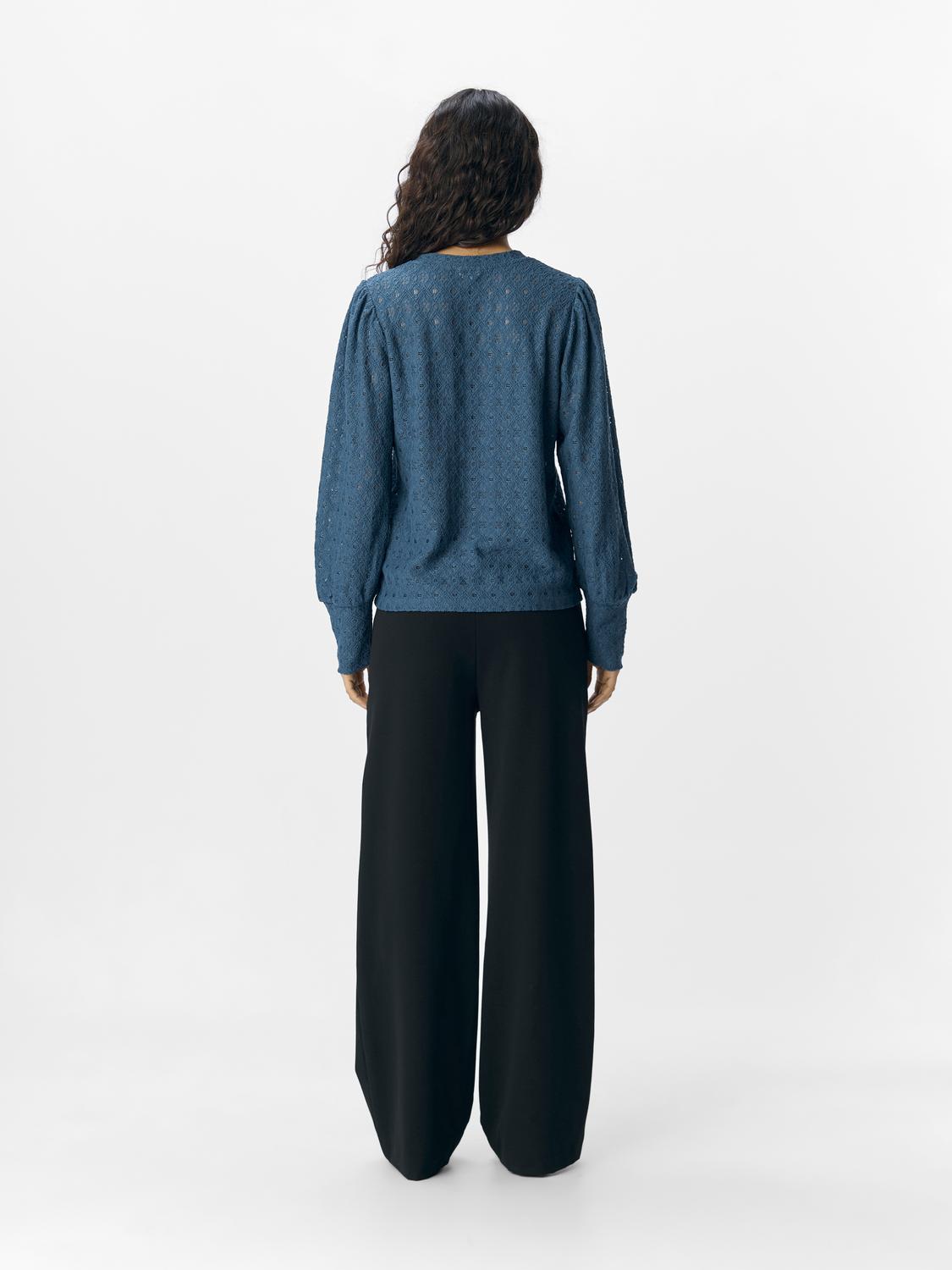 Objlaila L/s Re Top Noos Mørkeblå