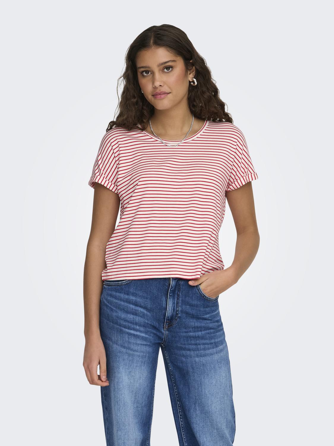 Jdysissy S/s O-Neck Top Jrs Noos