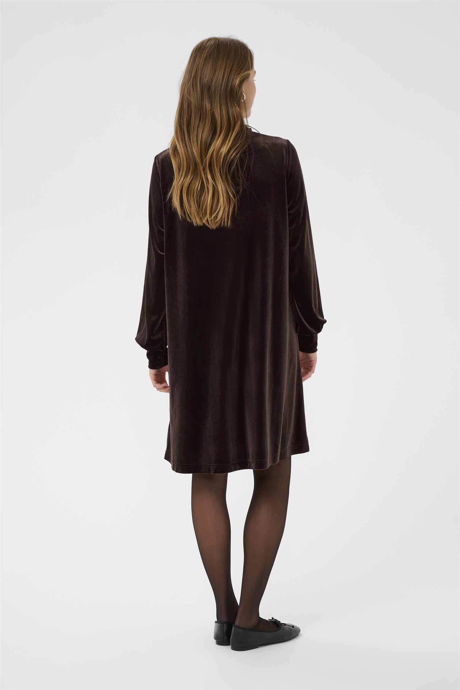 Kakelly Flounce Dress Brun