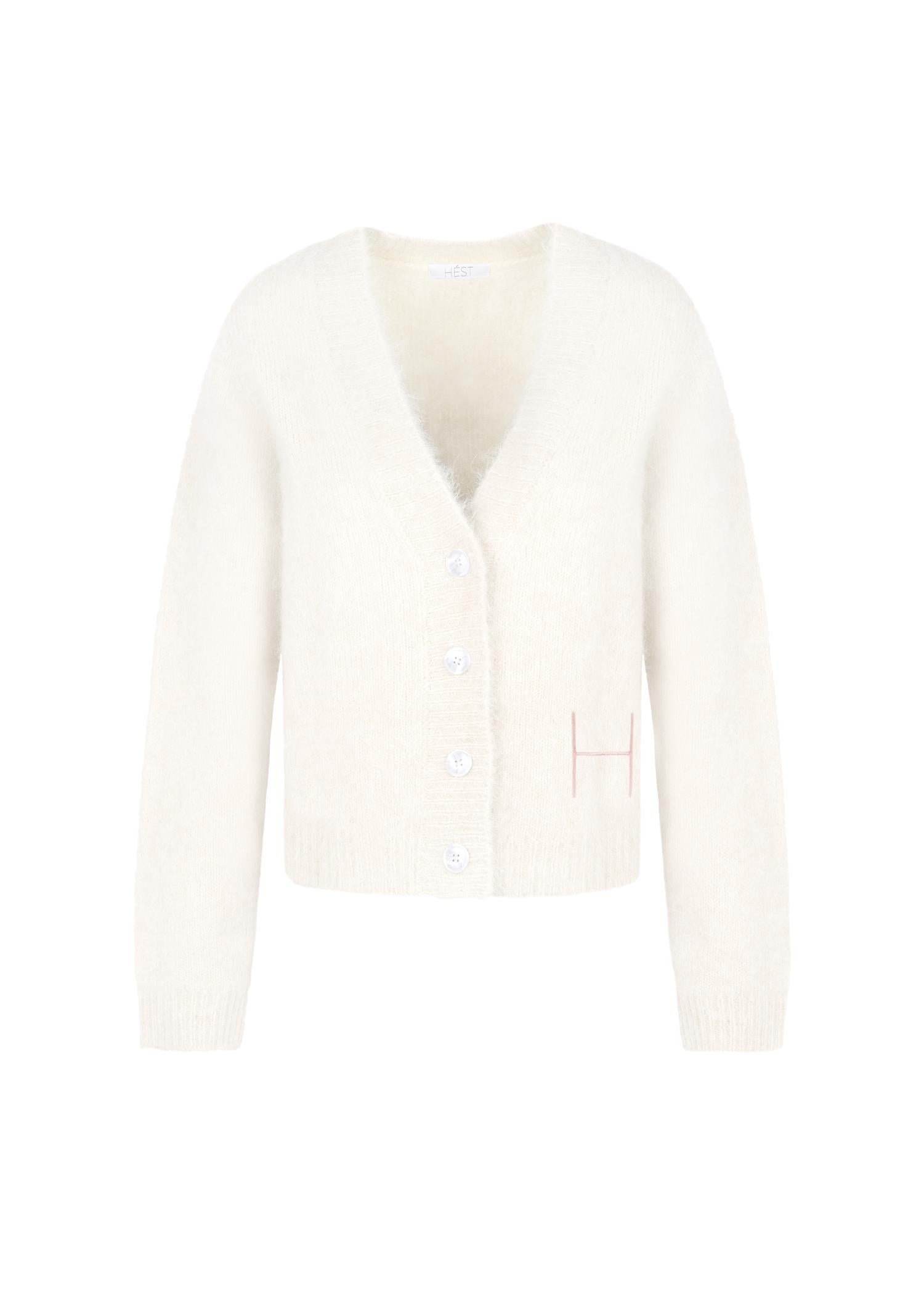 Pernille Short Cardigan Hvit